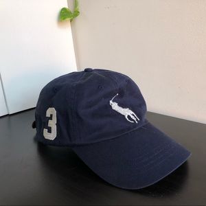 Polo Navy Blue Baseball Cap